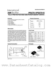 IPS5751S datasheet pdf International Rectifier