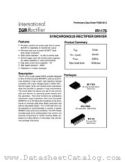IR1176 datasheet pdf International Rectifier