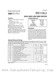 IR2110L4 datasheet pdf International Rectifier