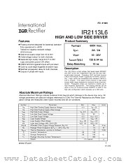 IR2113L6 datasheet pdf International Rectifier