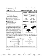 IR2132S datasheet pdf International Rectifier