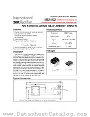 IR2152S datasheet pdf International Rectifier