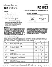IR2153Z datasheet pdf International Rectifier