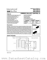 IR2159 datasheet pdf International Rectifier
