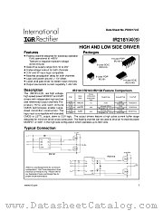 IR2181S datasheet pdf International Rectifier