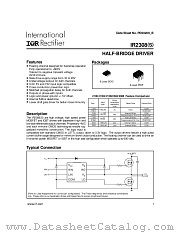 IR2308 datasheet pdf International Rectifier