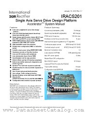 IRACS201 datasheet pdf International Rectifier