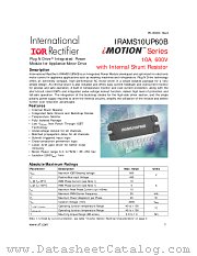 IRAMS10UP60B datasheet pdf International Rectifier