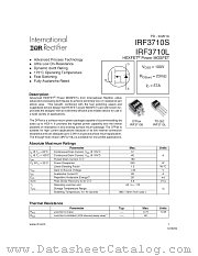 IRF3710L datasheet pdf International Rectifier