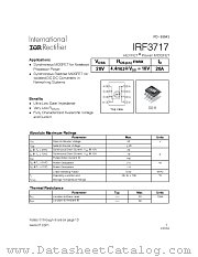 IRF3717 datasheet pdf International Rectifier