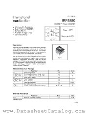 IRF5850TR datasheet pdf International Rectifier