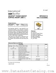 IRF5N3415 datasheet pdf International Rectifier