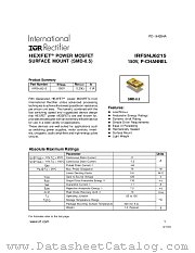 IRF5NJ6215 datasheet pdf International Rectifier