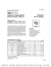 IRF5NJZ34 datasheet pdf International Rectifier