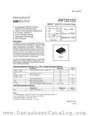 IRF7321D2TR datasheet pdf International Rectifier