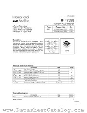 IRF7328 datasheet pdf International Rectifier