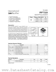 IRF7329 datasheet pdf International Rectifier