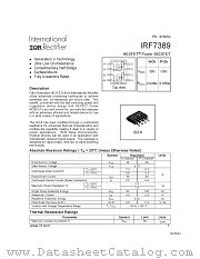 IRF7389 datasheet pdf International Rectifier