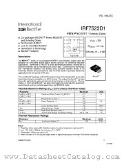 IRF7523D1TR datasheet pdf International Rectifier
