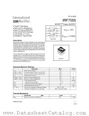 IRF7555 datasheet pdf International Rectifier