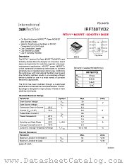 IRF7807VD2 datasheet pdf International Rectifier