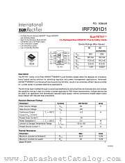 IRF7901D1 datasheet pdf International Rectifier