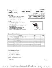 IRF830A datasheet pdf International Rectifier