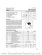 IRF9520N datasheet pdf International Rectifier