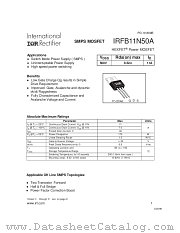 IRFB11N50APBF datasheet pdf International Rectifier