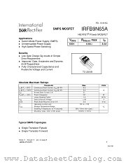 IRFB9N65A datasheet pdf International Rectifier