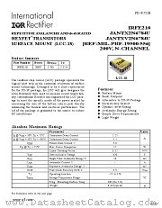 JANTXV2N6784U datasheet pdf International Rectifier