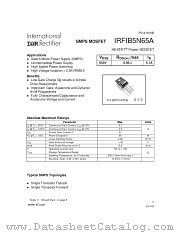 IRFIB5N65A datasheet pdf International Rectifier