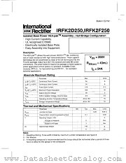 IRFK2D250 datasheet pdf International Rectifier