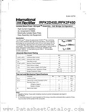 IRFK2F450 datasheet pdf International Rectifier