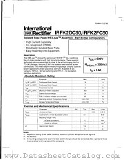 IRFK2FC50 datasheet pdf International Rectifier