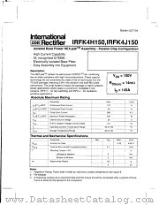 IRFK4H150 datasheet pdf International Rectifier