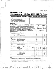 IRFK4H350 datasheet pdf International Rectifier