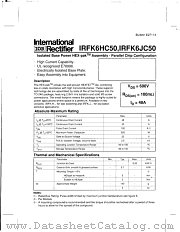 IRFK6HC50 datasheet pdf International Rectifier
