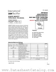 JANTXV2N7221 datasheet pdf International Rectifier