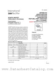 JANS2N7236 datasheet pdf International Rectifier