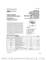 JANS2N7237U datasheet pdf International Rectifier