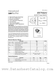 IRFP064V datasheet pdf International Rectifier