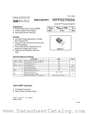IRFPS37N50A datasheet pdf International Rectifier