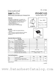 IRG4BC10SPBF datasheet pdf International Rectifier