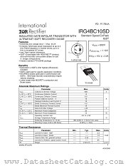 IRG4BC10SD datasheet pdf International Rectifier
