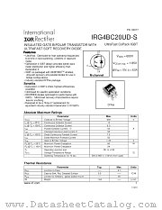 IRG4BC20UD-S datasheet pdf International Rectifier