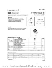IRG4BC30S-S datasheet pdf International Rectifier