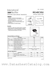 IRG4BC30U datasheet pdf International Rectifier