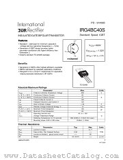 IRG4BC40S datasheet pdf International Rectifier