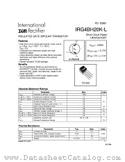 IRG4BH20K-L datasheet pdf International Rectifier